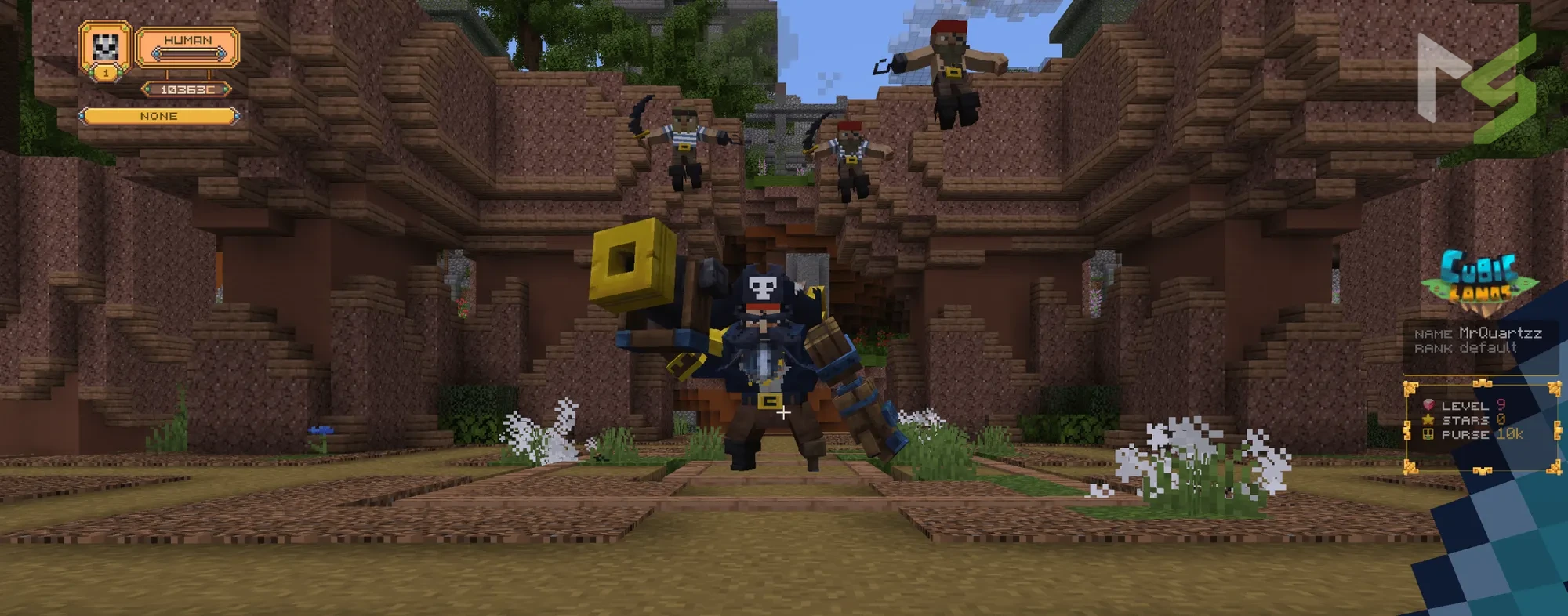 CubicLands pirate encounter