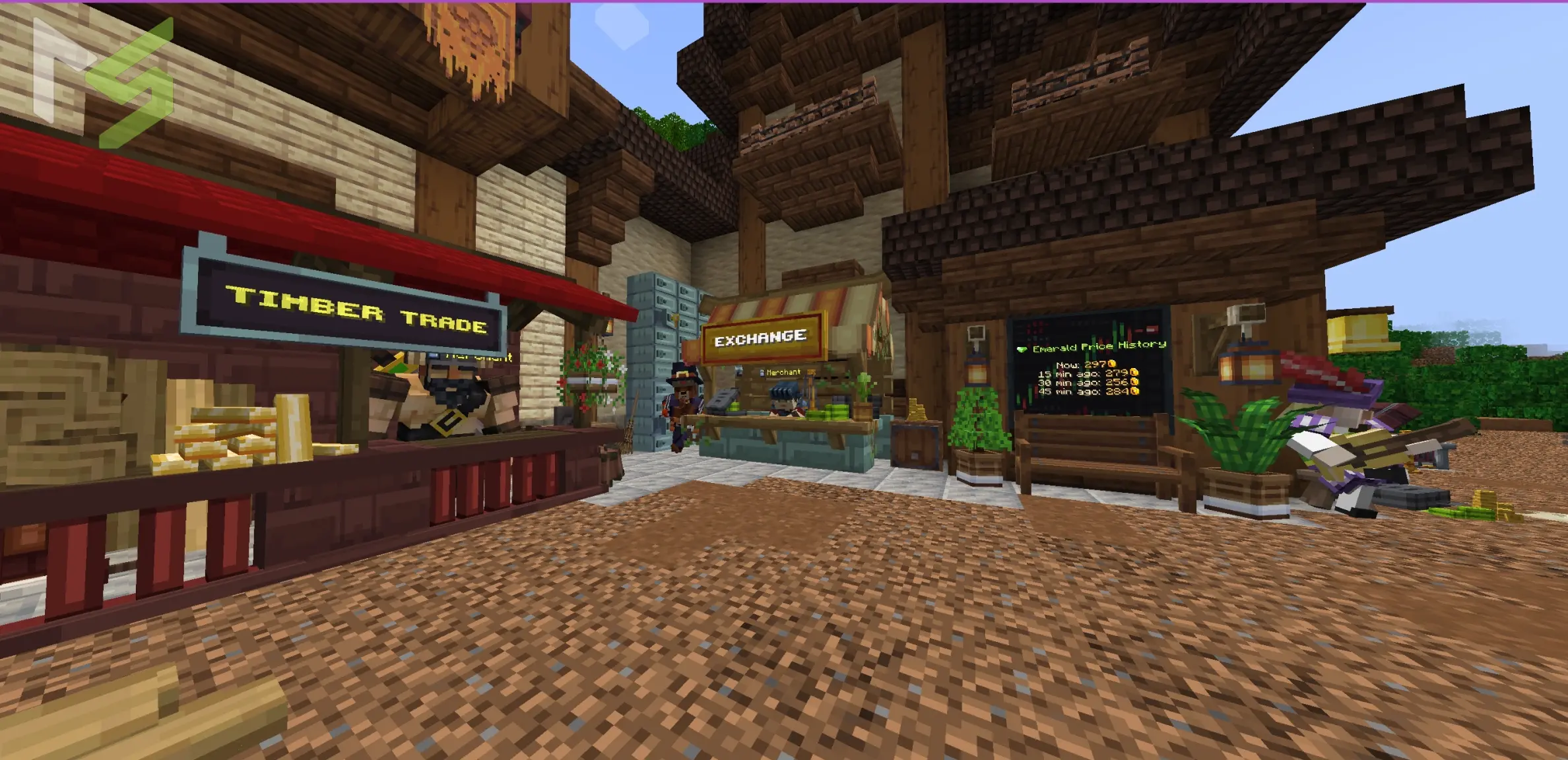 Dornia market and exchange area