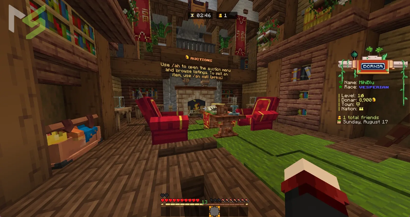 Dornia auction lounge