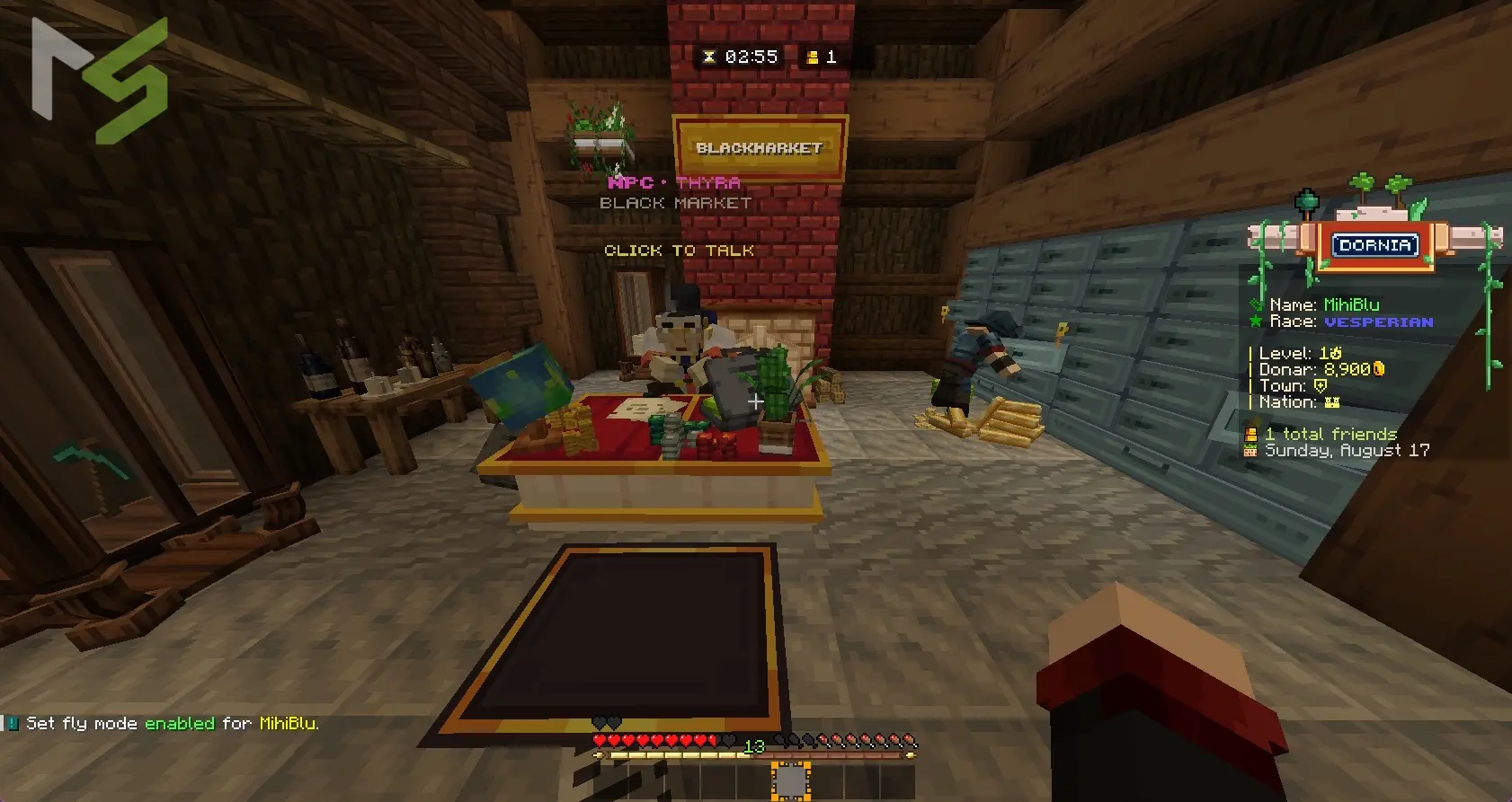 Dornia black market room